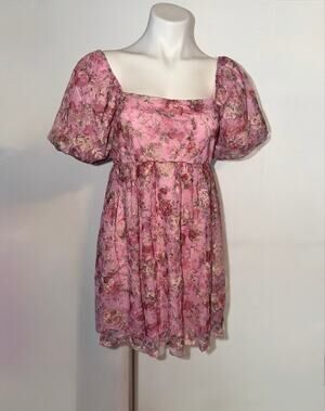 Audrey Parks babydoll mini dress